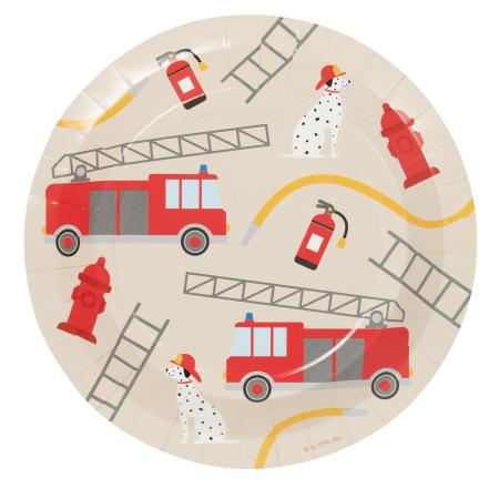 Feuerwehr Party Teller - ECO Friendly